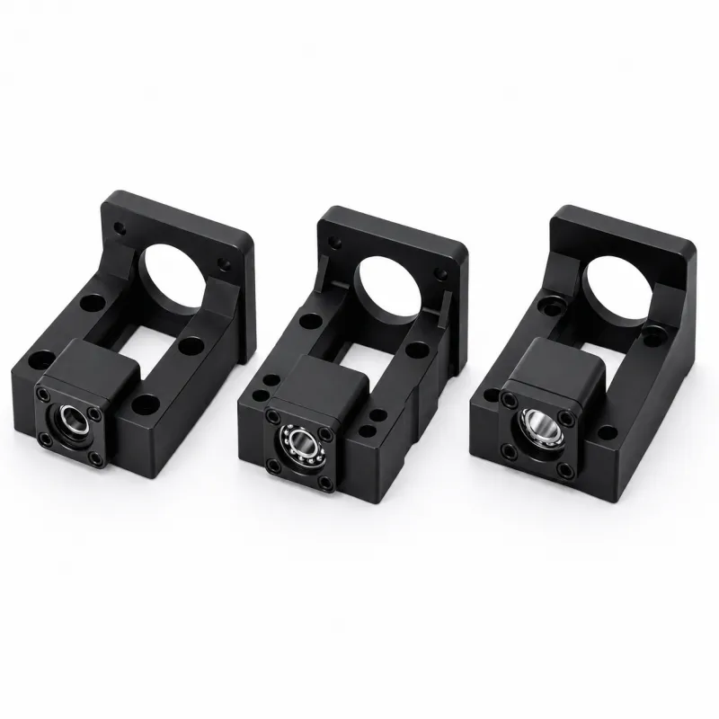 Precision CNC machined motor mount components