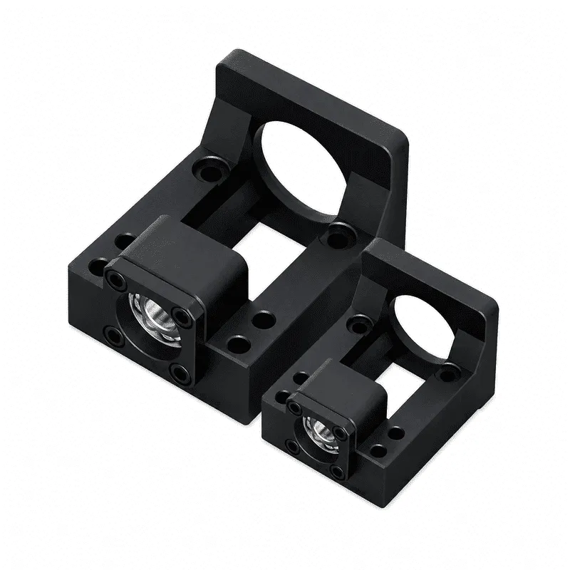 Custom CNC-machined motor mounts for automation systems