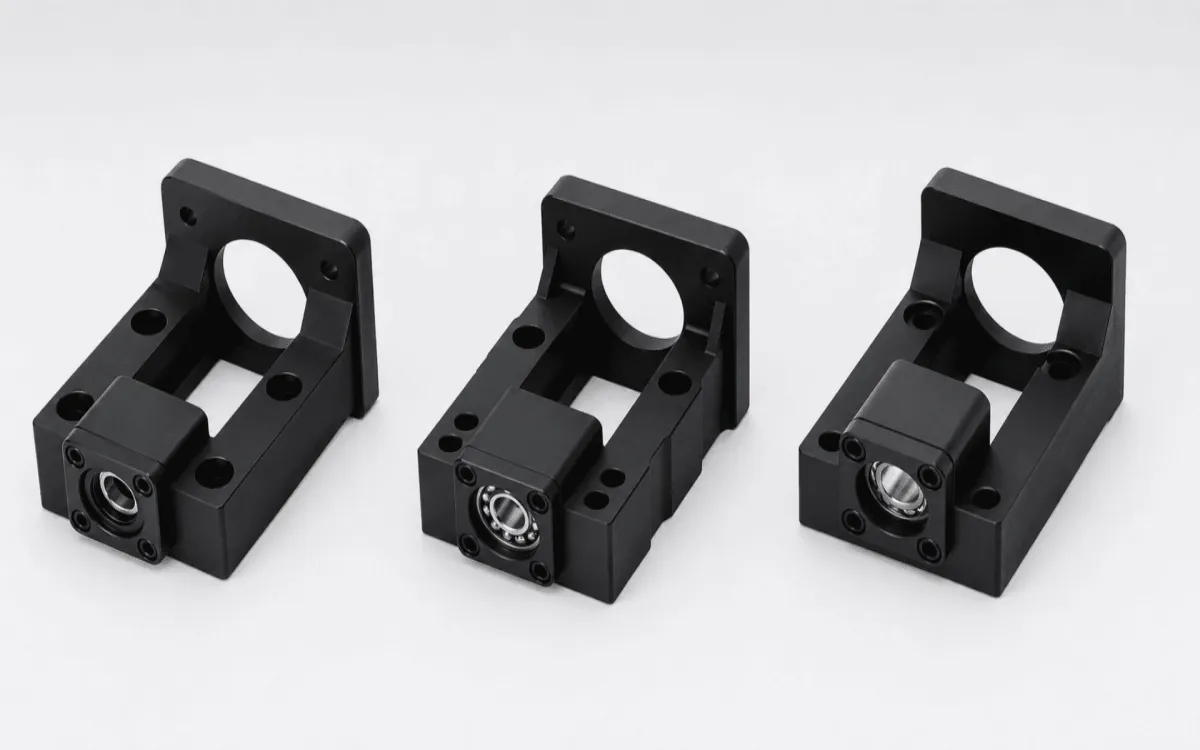 Custom CNC-machined motor mounts for automation systems